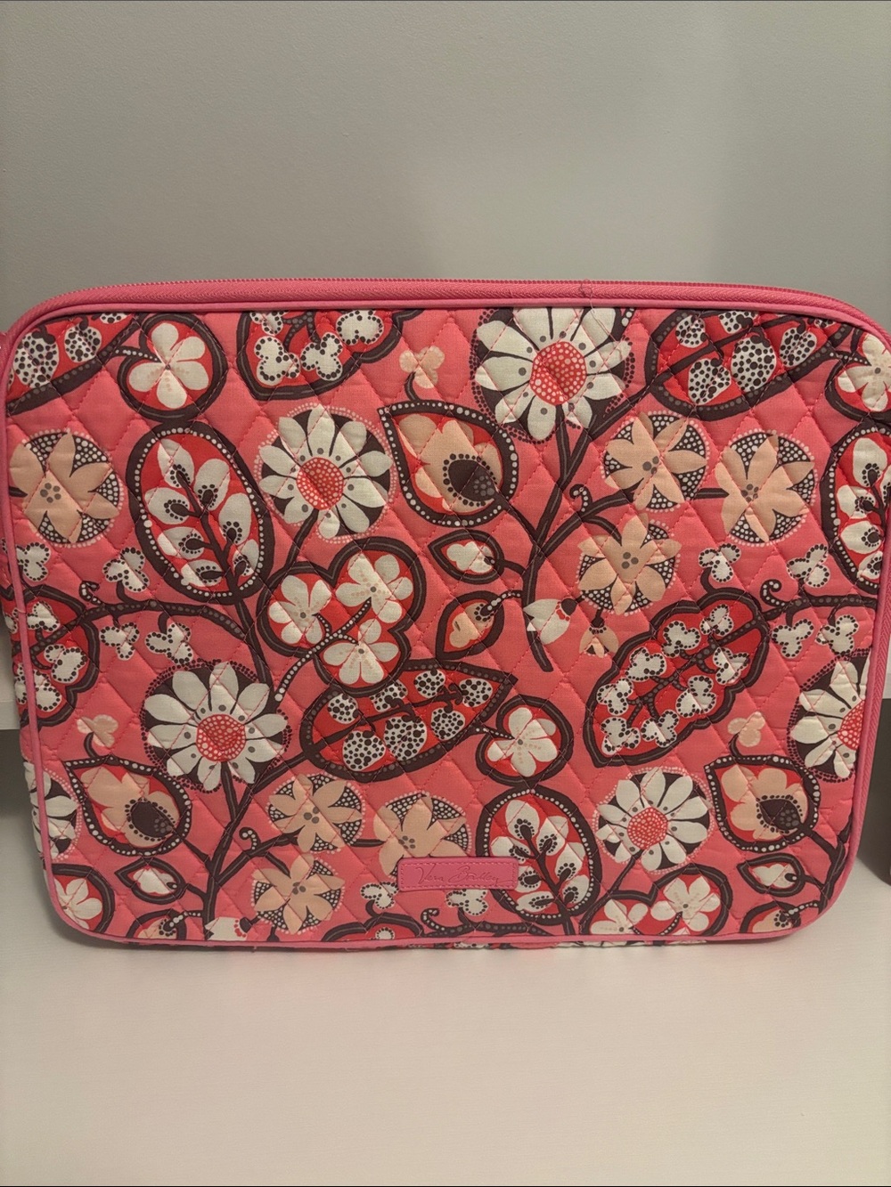 Vera Bradley Quiltered Laptop Bag Pink Blush